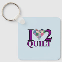 I Liebe zum Quilt - Schlüsselring