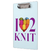 I Liebe zum Strick - Zwischenablage Klemmbrett (Links)