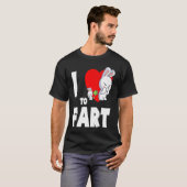 I Liebe zur Furz Jugend Farter Erwachsene Kaninche T-Shirt (Vorne ganz)