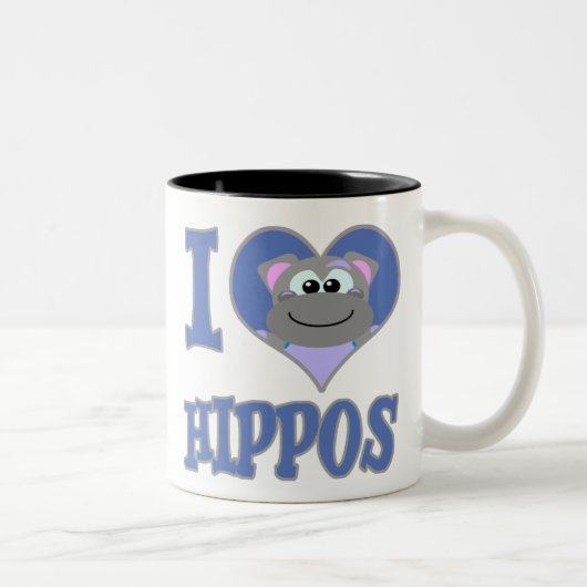 I LIEBE ZWEIFARBIGE TASSE (Rechts)
