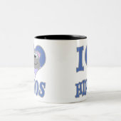 I LIEBE ZWEIFARBIGE TASSE (Mittel)