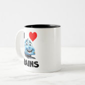 I LIEBE ZWEIFARBIGE TASSE (Vorderseite Links)