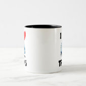I LIEBE ZWEIFARBIGE TASSE (Mittel)