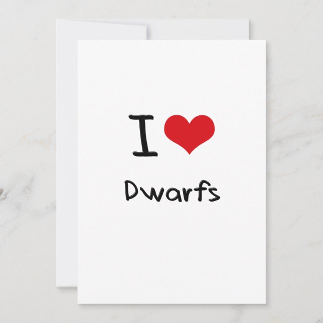 I Liebe Zwerge (Vorderseite)