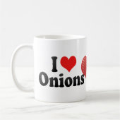 I Liebe-Zwiebeln Kaffeetasse (Links)