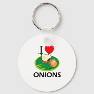 I Liebe-Zwiebeln Schlüsselanhänger