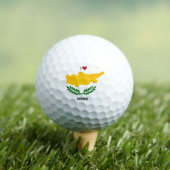 I Liebe Zypern Golfball (Insitu T-Shirt)