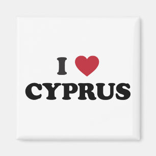 I Liebe Zypern Magnet