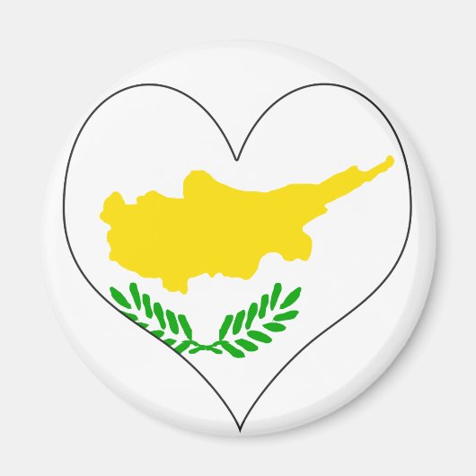 I Liebe Zypern Magnet (Vorne)