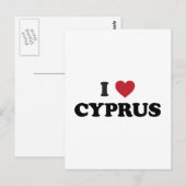 I Liebe Zypern Postkarte (Vorne/Hinten)