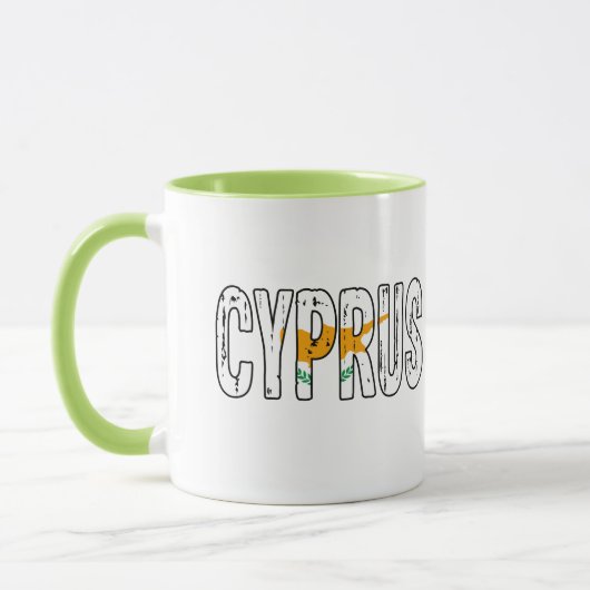 I Liebe Zypern Tasse (Links)