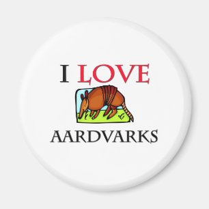 I LiebeAardvarks Magnet