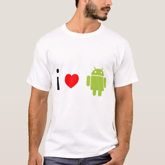 I LiebeAndroid T-Shirt (Vorderseite)