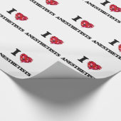 I LiebeAnesthetists Geschenkpapier (Ecke)