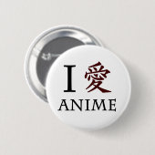 I LiebeAnime Button (Vorne & Hinten)