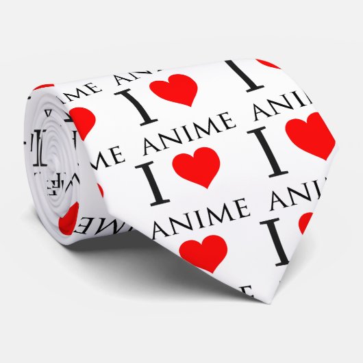I LiebeAnime Krawatte (Gerollt)