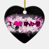 I Liebeanime-Verzierung Keramikornament (Vorne)