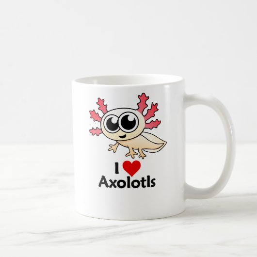 I LiebeAxolotls Kaffeetasse (Rechts)