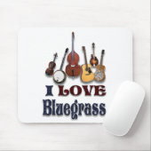 I LIEBEBLUEGRASS MOUSEPAD (Mit Mouse)