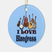 I LIEBEbluegrass-VERZIERUNG Keramikornament (Links)