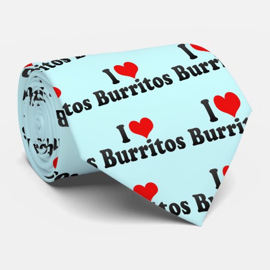 I LiebeBurritos Krawatte (Gerollt)