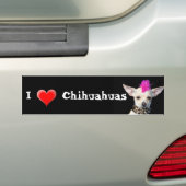I Liebechihuahuas-Autoaufkleber Autoaufkleber (Auf Auto)