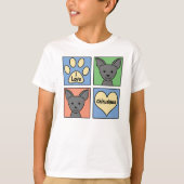 I LiebeChihuahuas T-Shirt (Vorderseite)