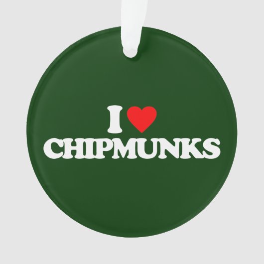 I LIEBECHIPMUNKS ORNAMENT (Vorderseite)