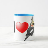 I LiebeCockatiels Tasse (Zentrum)