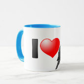 I LiebeCockatiels Tasse (Vorderseite Links)