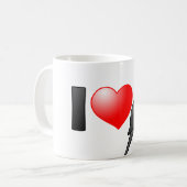 I LiebeCockatiels Tasse (Vorderseite Links)