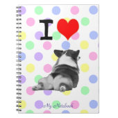 I Liebecorgi-Hintern Notizblock (Vorderseite)