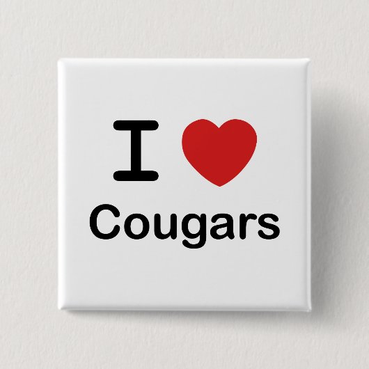 I LiebeCougars Button (Vorderseite)
