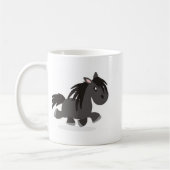 I Liebedales-Pony-Cartoon-Tasse Kaffeetasse (Links)