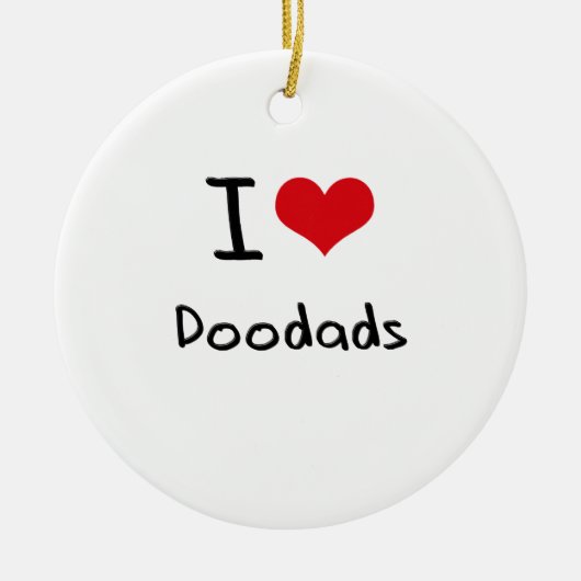 I LiebeDoodads Keramik Ornament (Vorne)