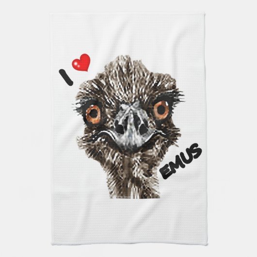 I LIEBEEMUS GESCHIRRTUCH (Vertikal)