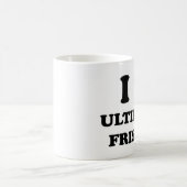 I Liebeentscheidender Frisbee Kaffeetasse (Mittel)