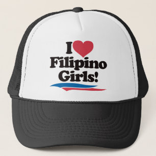 I Liebefilipino-Mädchen Truckerkappe
