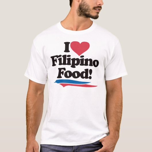 I Liebefilipino-Nahrung T-Shirt (Vorderseite)