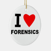 I LiebeForensics Keramik Ornament (Rechts)