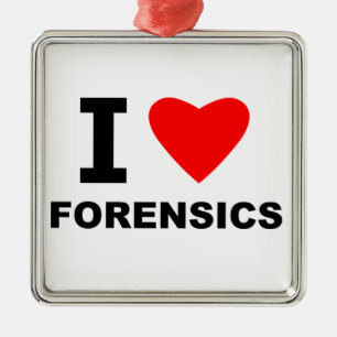 I LiebeForensics Ornament Aus Metall