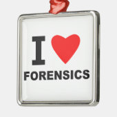 I LiebeForensics Ornament Aus Metall (Links)