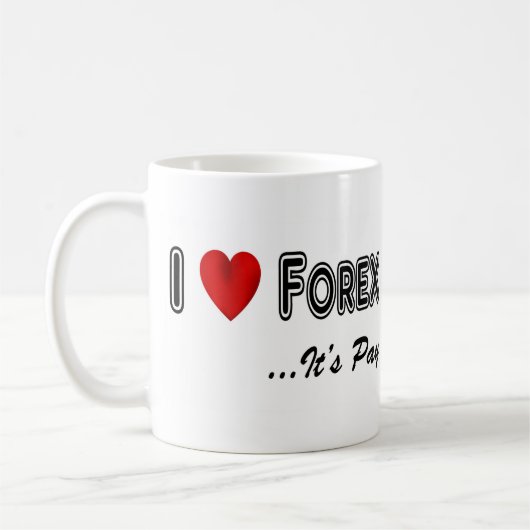 I Liebeforex-HandelsTasse Kaffeetasse (Links)
