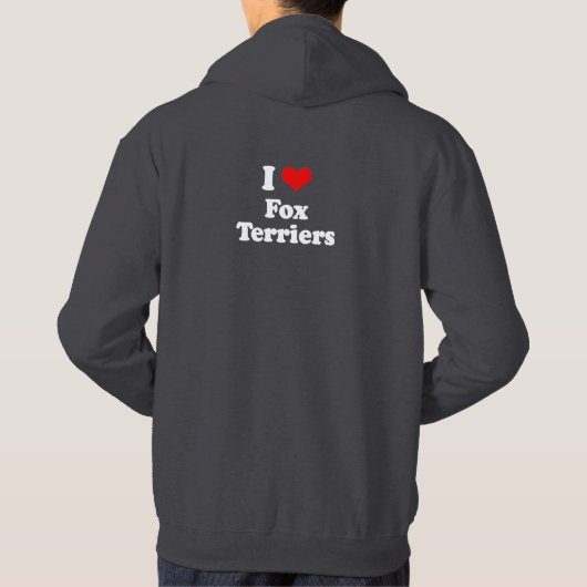 I Liebefox-Terrier Hoodie (Rückseite)