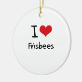 I LiebeFrisbees Keramikornament (Links)