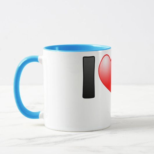 I Liebegrünflügelige Macaws Tasse (Links)