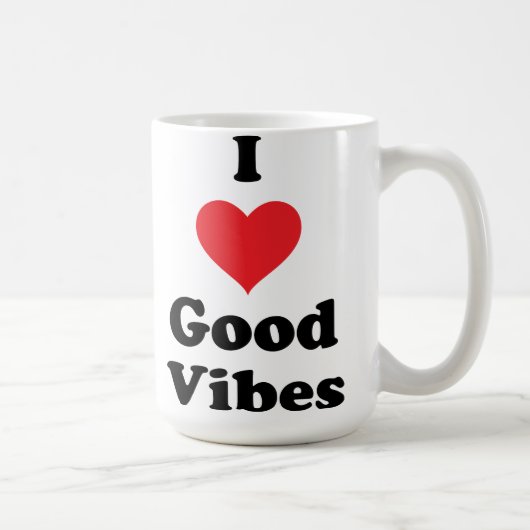 I Liebeguter Vibes Kaffeetasse (Rechts)