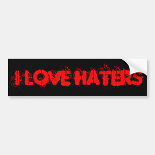 I Liebehaters-Autoaufkleber Autoaufkleber