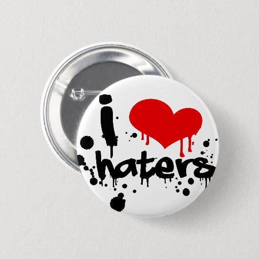 I LiebeHaters Button (Vorne & Hinten)