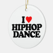 I LIEBEhiphop-TANZ Keramik Ornament (Links)